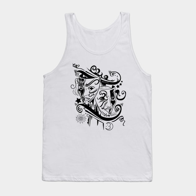 Zodiac - Gemini Tank Top by adamzworld